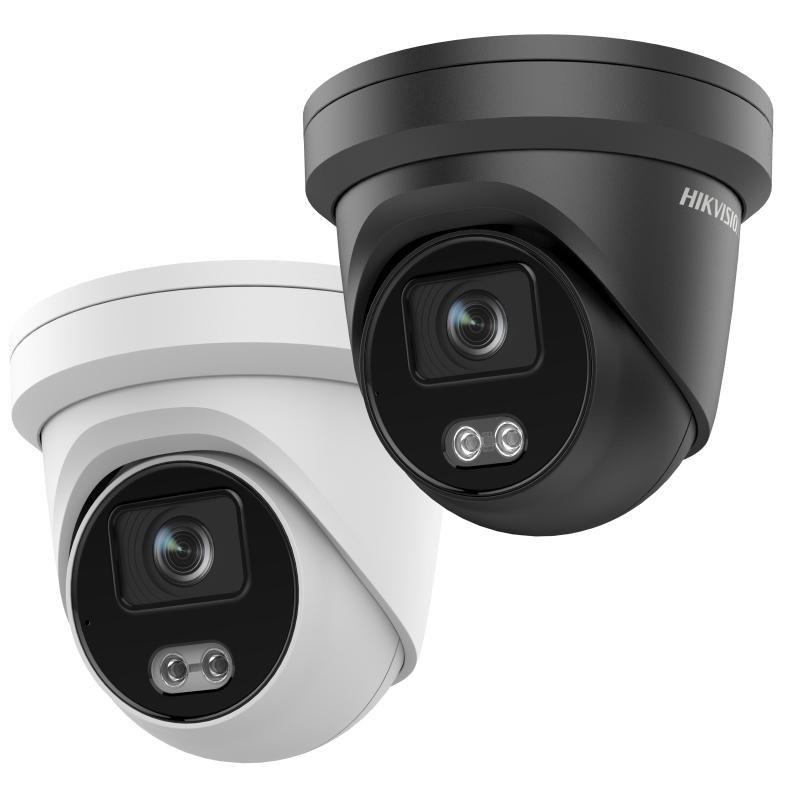 Hikvision DS-2CD2347G2-LU — уличная турельная IP-камера 8 Мп