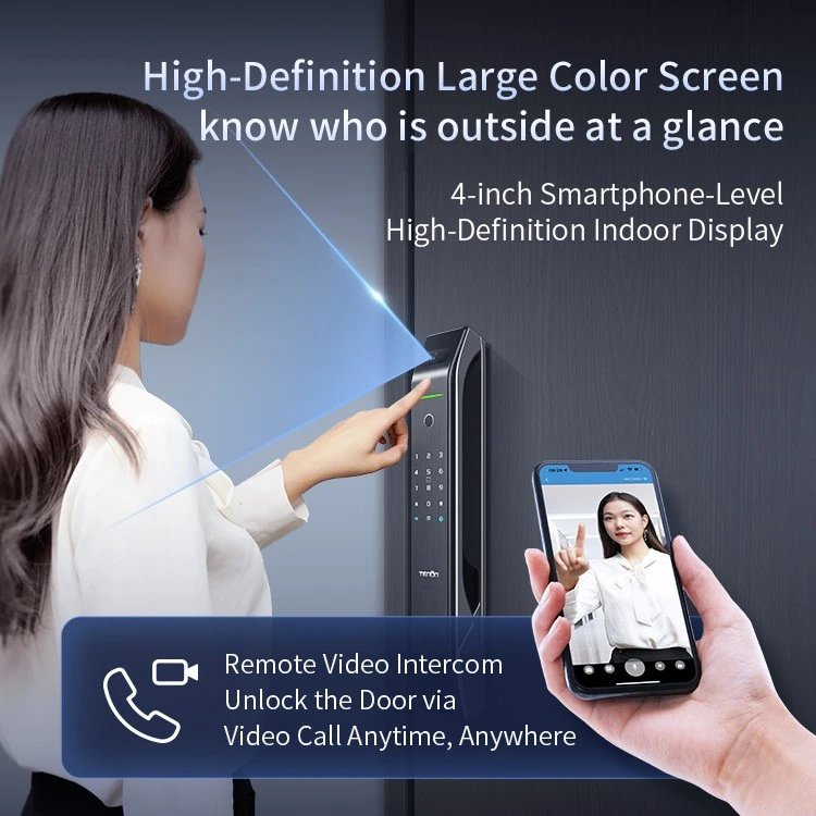 Tenon D7 Pro — автоматический замок с Face ID и венами ладони 4