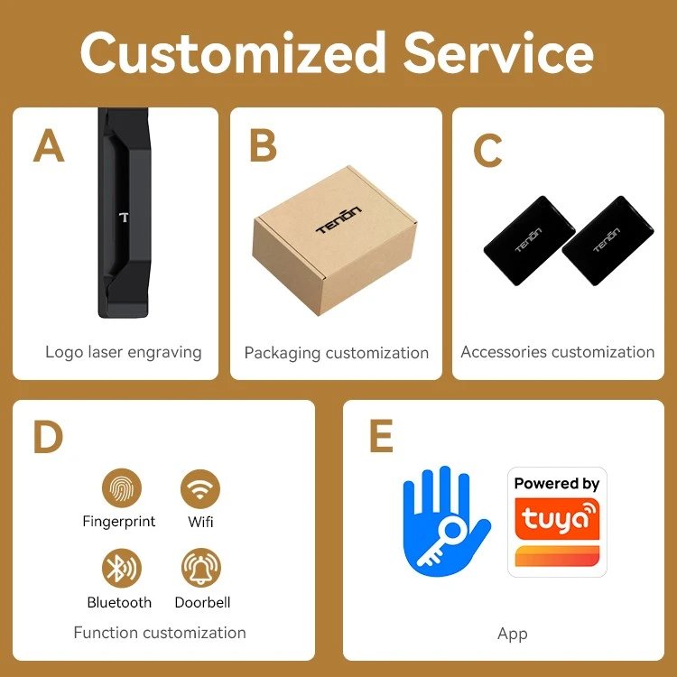 Tenon K91 — замок с Face ID для раздвижных дверей 4